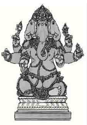 Trimukha Ganapati